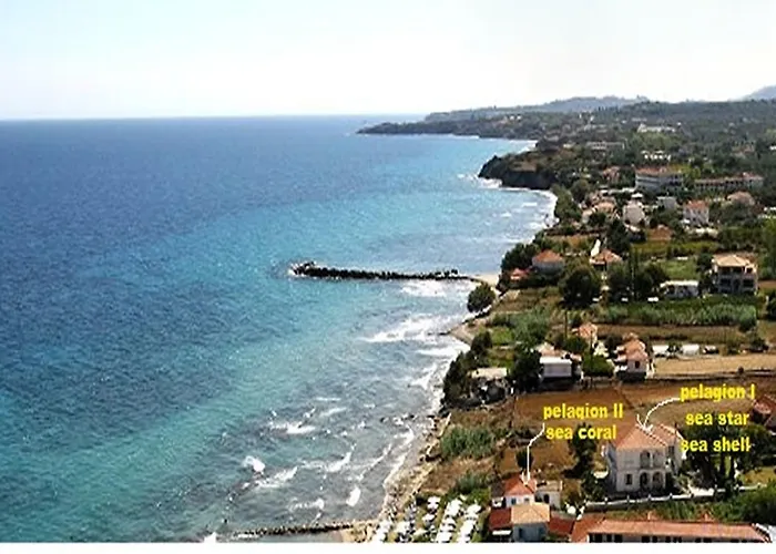 Pelagion Ii Sea Coral - Beachfront * Kipszéli